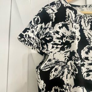 Fifth and Park black and white dress